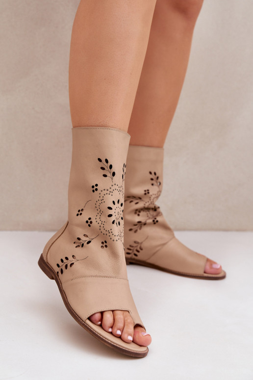 Zazoo 3437 Moteriškas Moteriškos basutės su auliuku Į Pilį smėlio spalvos Zazoo 3437 Moteriškas Moteriškos basutės su auliuku Į Pilį smėlio spalvos