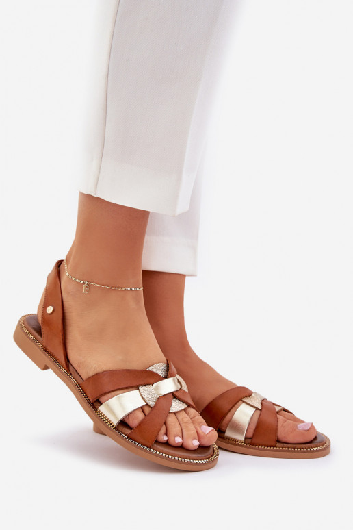 Zazoo 40382 Moteriškos basutės Oda rudos spalvos Zazoo 40382 Moteriškos basutės Oda rudos spalvos