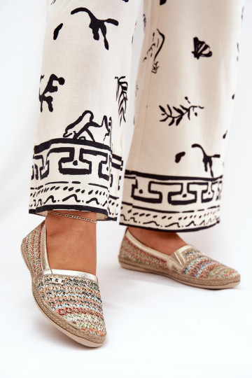 Elegantiško stiliaus Odinės espadrilės Su Braid Zazoo 10178 įvairių spalvų 2