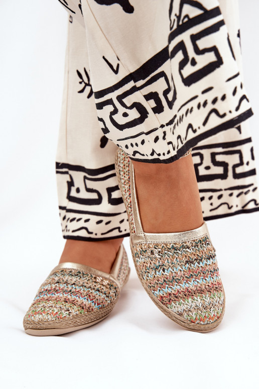Elegantiško stiliaus Odinės espadrilės Su Braid Zazoo 10178 įvairių spalvų