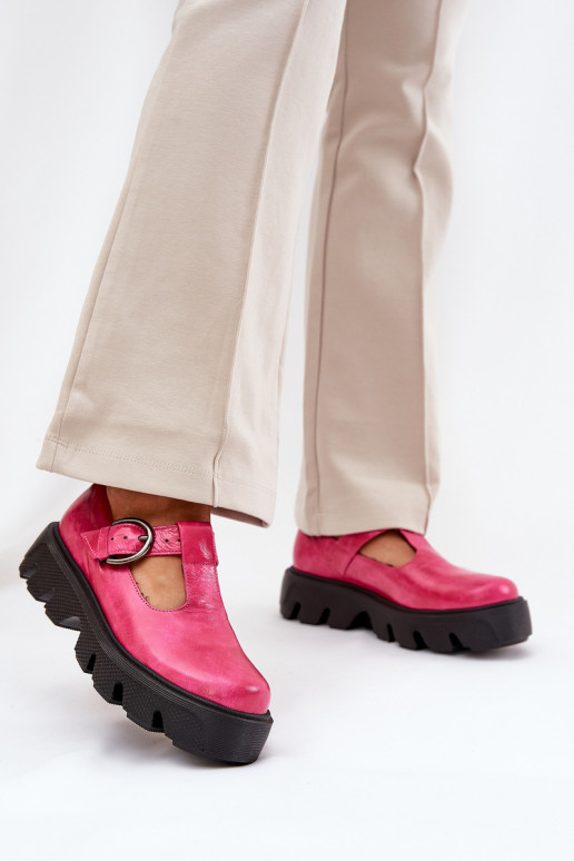 su lako efektu Oda batai su sagtimis Zazoo 20183 rožinės spalvos su lako efektu Oda batai su sagtimis Zazoo 20183 rožinės spalvos