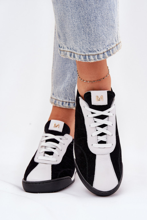 Oda sportiniai bateliai Moteriškas Laura Messi 2935 juodos spalvos Oda sportiniai bateliai Moteriškas Laura Messi 2935 juodos spalvos