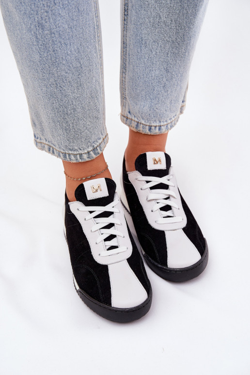 Oda sportiniai bateliai Moteriškas Laura Messi 2935 juodos spalvos Oda sportiniai bateliai Moteriškas Laura Messi 2935 juodos spalvos