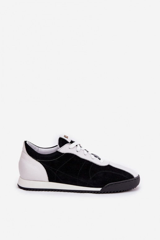 Oda sportiniai bateliai Moteriškas Laura Messi 2935 juodos spalvos Oda sportiniai bateliai Moteriškas Laura Messi 2935 juodos spalvos