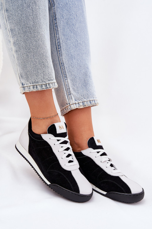 Oda sportiniai bateliai Moteriškas Laura Messi 2935 juodos spalvos Oda sportiniai bateliai Moteriškas Laura Messi 2935 juodos spalvos