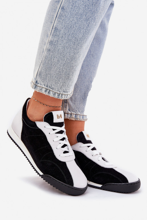 Oda sportiniai bateliai Moteriškas Laura Messi 2935 juodos spalvos Oda sportiniai bateliai Moteriškas Laura Messi 2935 juodos spalvos