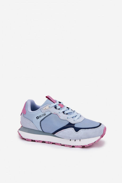 iš zomšos  sportiniai bateliai Moteriškas Big Star RR274236 HI-POLY SYSTEM mėlynos spalvos iš zomšos  sportiniai bateliai Moteriškas Big Star RR274236 HI-POLY SYSTEM mėlynos spalvos