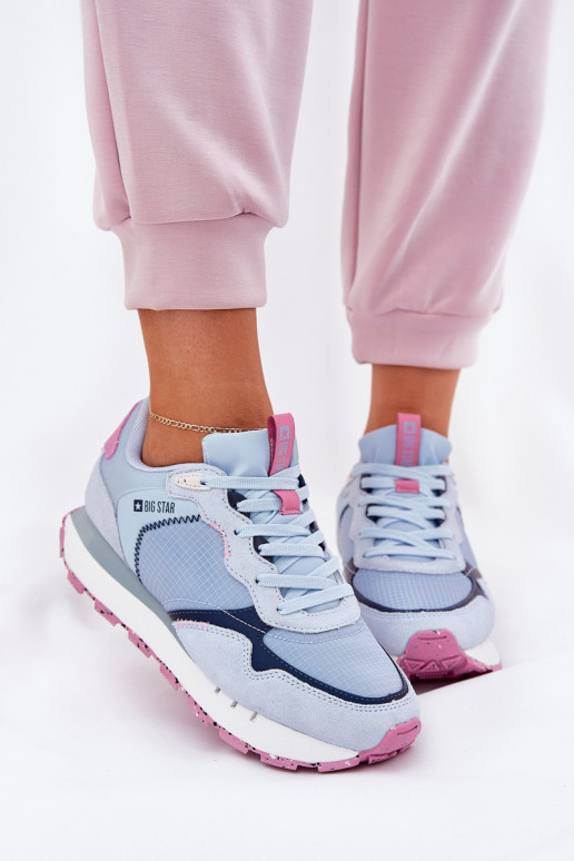 iš zomšos  sportiniai bateliai Moteriškas Big Star RR274236 HI-POLY SYSTEM mėlynos spalvos iš zomšos  sportiniai bateliai Moteriškas Big Star RR274236 HI-POLY SYSTEM mėlynos spalvos