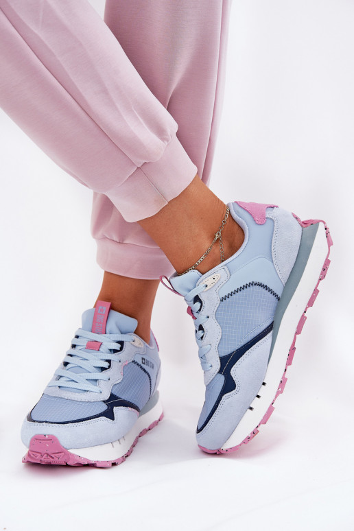 iš zomšos  sportiniai bateliai Moteriškas Big Star RR274236 HI-POLY SYSTEM mėlynos spalvos iš zomšos  sportiniai bateliai Moteriškas Big Star RR274236 HI-POLY SYSTEM mėlynos spalvos