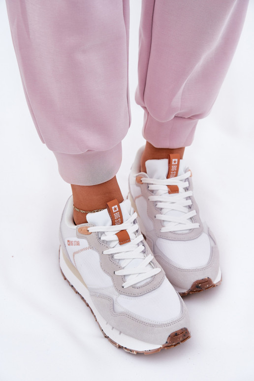 iš zomšos  sportiniai bateliai Moteriškas Big Star RR274235 HI-POLY SYSTEM smėlio spalvos iš zomšos  sportiniai bateliai Moteriškas Big Star RR274235 HI-POLY SYSTEM smėlio spalvos