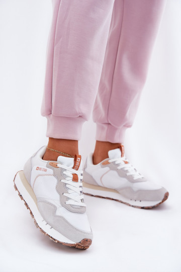 iš zomšos  sportiniai bateliai Moteriškas Big Star RR274235 HI-POLY SYSTEM smėlio spalvos 2