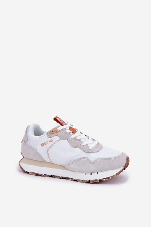 iš zomšos  sportiniai bateliai Moteriškas Big Star RR274235 HI-POLY SYSTEM smėlio spalvos iš zomšos  sportiniai bateliai Moteriškas Big Star RR274235 HI-POLY SYSTEM smėlio spalvos