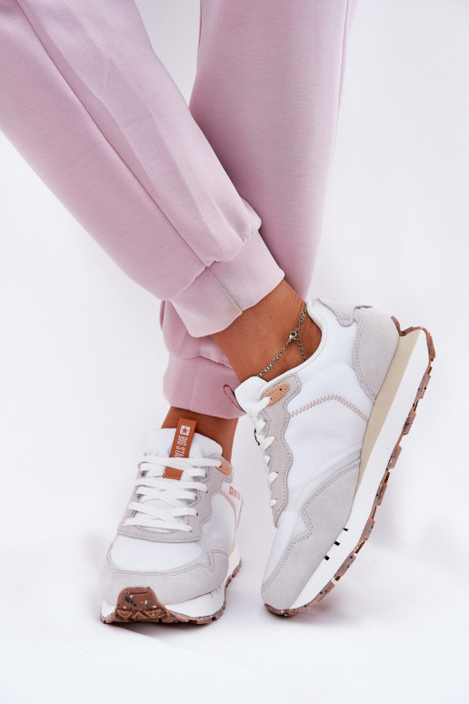 iš zomšos  sportiniai bateliai Moteriškas Big Star RR274235 HI-POLY SYSTEM smėlio spalvos iš zomšos  sportiniai bateliai Moteriškas Big Star RR274235 HI-POLY SYSTEM smėlio spalvos