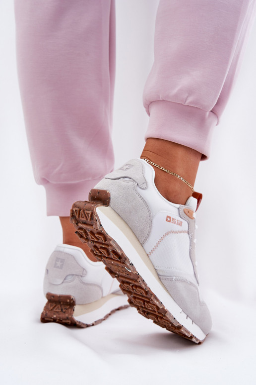 iš zomšos  sportiniai bateliai Moteriškas Big Star RR274235 HI-POLY SYSTEM smėlio spalvos iš zomšos  sportiniai bateliai Moteriškas Big Star RR274235 HI-POLY SYSTEM smėlio spalvos