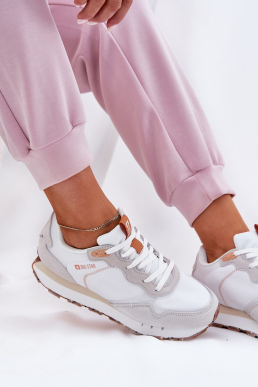 iš zomšos  sportiniai bateliai Moteriškas Big Star RR274235 HI-POLY SYSTEM smėlio spalvos iš zomšos  sportiniai bateliai Moteriškas Big Star RR274235 HI-POLY SYSTEM smėlio spalvos