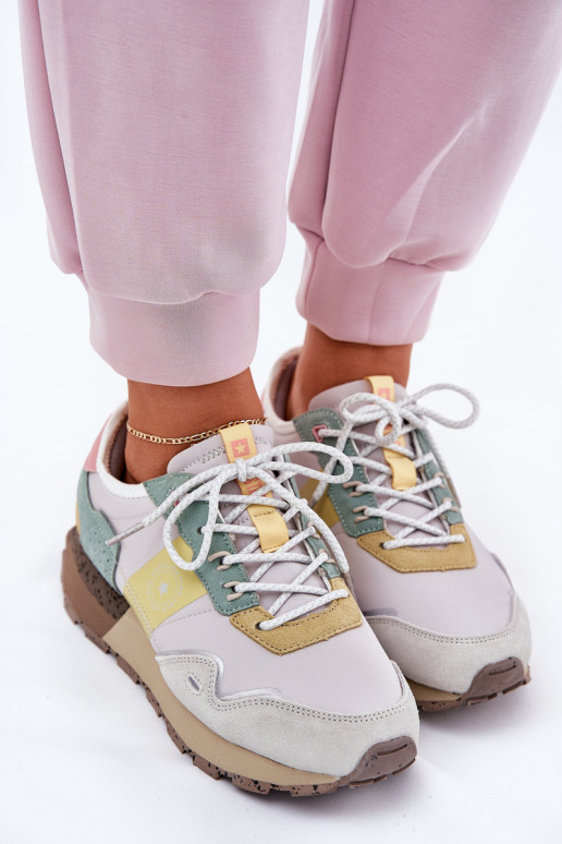 iš zomšos Sneakers modelio batai Moteriškas Big Star RR274244 HI-POLY SYSTEM pilka-geltonos spalvos iš zomšos Sneakers modelio batai Moteriškas Big Star RR274244 HI-POLY SYSTEM pilka-geltonos spalvos