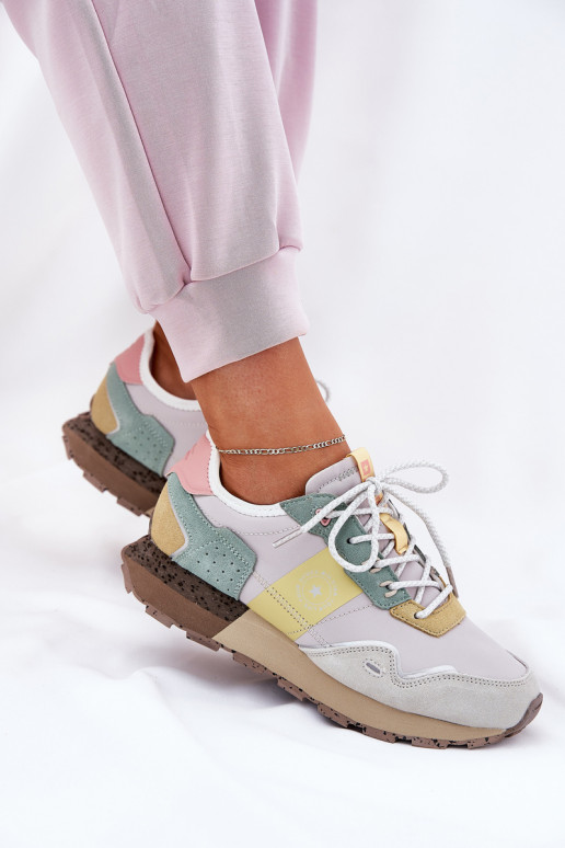 iš zomšos Sneakers modelio batai Moteriškas Big Star RR274244 HI-POLY SYSTEM pilka-geltonos spalvos iš zomšos Sneakers modelio batai Moteriškas Big Star RR274244 HI-POLY SYSTEM pilka-geltonos spalvos