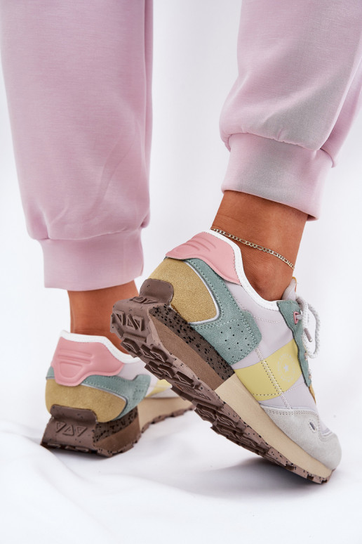 iš zomšos Sneakers modelio batai Moteriškas Big Star RR274244 HI-POLY SYSTEM pilka-geltonos spalvos iš zomšos Sneakers modelio batai Moteriškas Big Star RR274244 HI-POLY SYSTEM pilka-geltonos spalvos