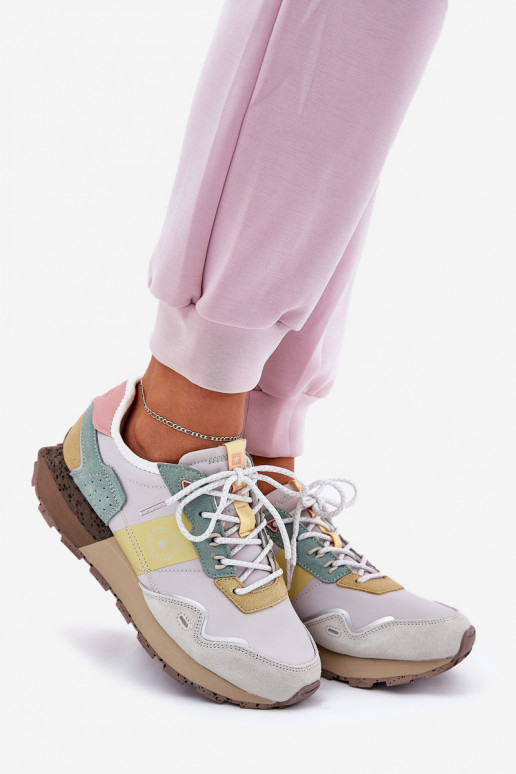 iš zomšos Sneakers modelio batai Moteriškas Big Star RR274244 HI-POLY SYSTEM pilka-geltonos spalvos iš zomšos Sneakers modelio batai Moteriškas Big Star RR274244 HI-POLY SYSTEM pilka-geltonos spalvos