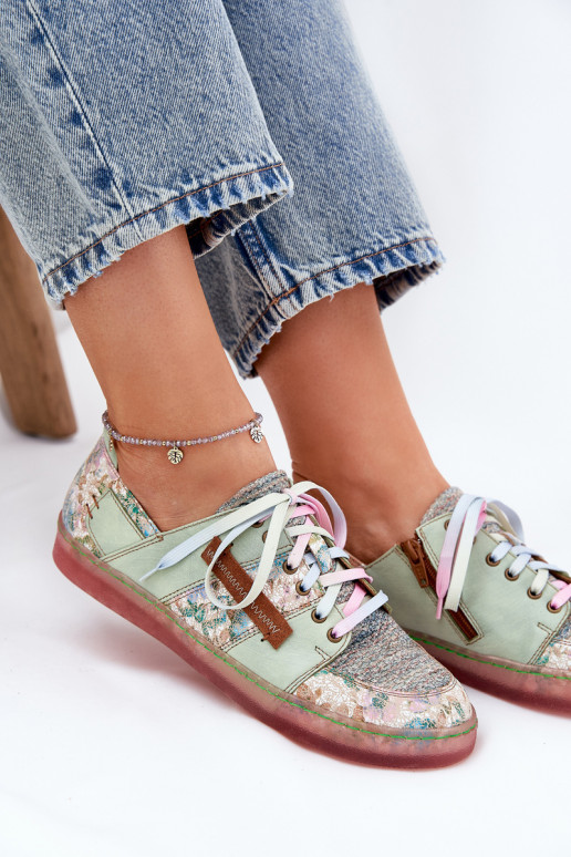 Oda batai Moteriškas Tai turiciejka 06791-09 šviesiai žalios spalvos Oda batai Moteriškas Tai turiciejka 06791-09 šviesiai žalios spalvos