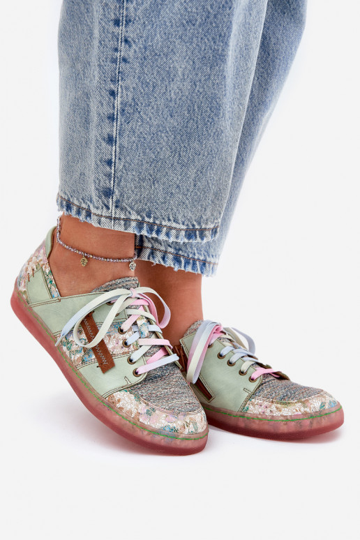 Oda batai Moteriškas Tai turiciejka 06791-09 šviesiai žalios spalvos Oda batai Moteriškas Tai turiciejka 06791-09 šviesiai žalios spalvos