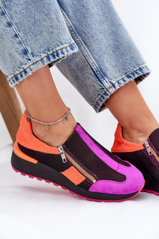 Odiniai Sneakers modelio batai Tai turiciejka 06853-15 juodos spalvos Odiniai Sneakers modelio batai Tai turiciejka 06853-15 juodos spalvos