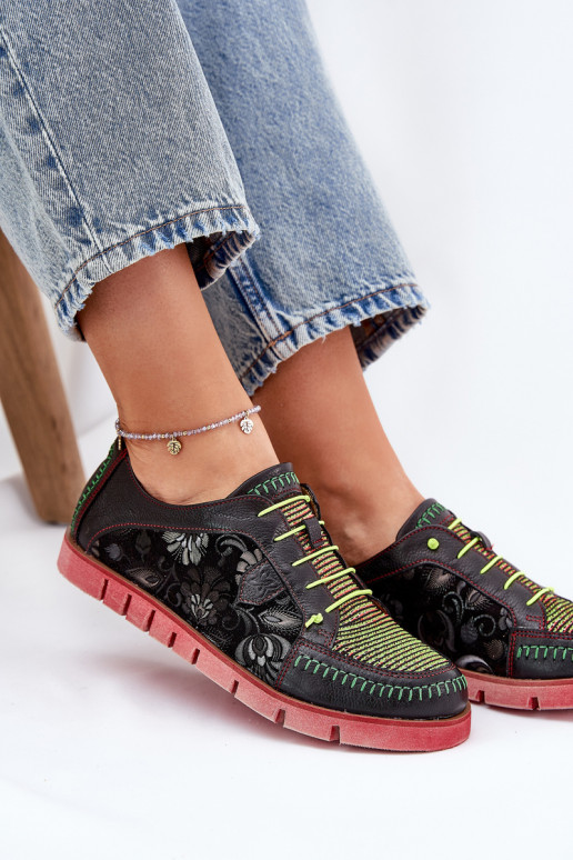 Oda batai Moteriškas Raštuotas Tai turiciejka 06784-20 juodos spalvos Oda batai Moteriškas Raštuotas Tai turiciejka 06784-20 juodos spalvos