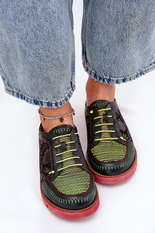 Oda batai Moteriškas Raštuotas Tai turiciejka 06784-20 juodos spalvos Oda batai Moteriškas Raštuotas Tai turiciejka 06784-20 juodos spalvos