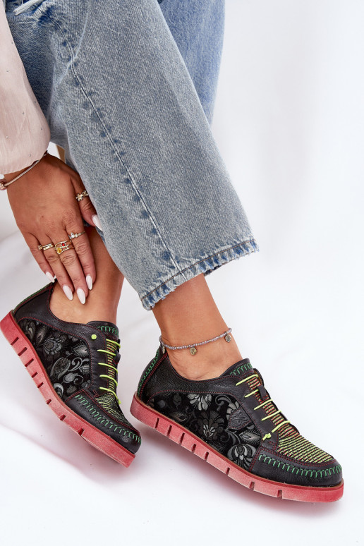 Oda batai Moteriškas Raštuotas Tai turiciejka 06784-20 juodos spalvos Oda batai Moteriškas Raštuotas Tai turiciejka 06784-20 juodos spalvos