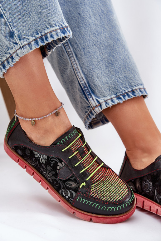 Oda batai Moteriškas Raštuotas Tai turiciejka 06784-20 juodos spalvos Oda batai Moteriškas Raštuotas Tai turiciejka 06784-20 juodos spalvos