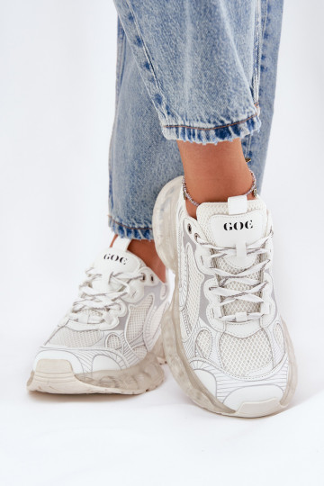 Oda Sneakers modelio batai Moteriškas GOE RR2N4083 smėlio spalvos 2