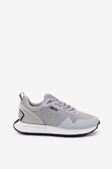 Sneakers modelio batai Vyriški su platforma Big Star RR174358 Hi-Poly System pilkos spalvos 2