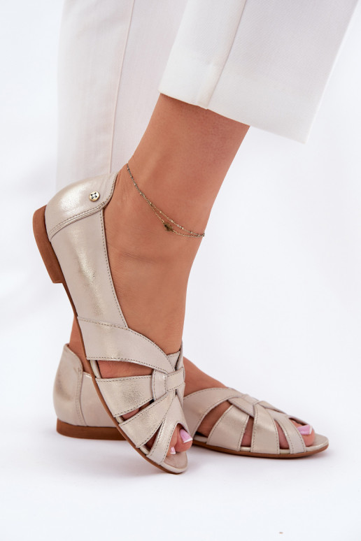 BalerinossuOdkrytymi Palcami Tai turiciejka 06908-25/001-1 aukso spalvos Przecierany BalerinossuOdkrytymi Palcami Tai turiciejka 06908-25/001-1 aukso spalvos Przecierany