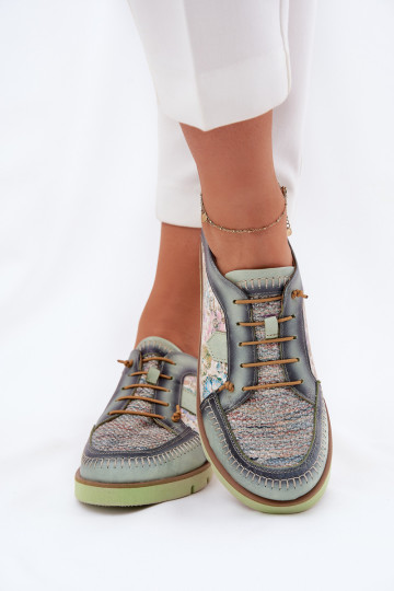 Oda batai Moteriškas Raštuotas Tai turiciejka 06784-09 žalios spalvos