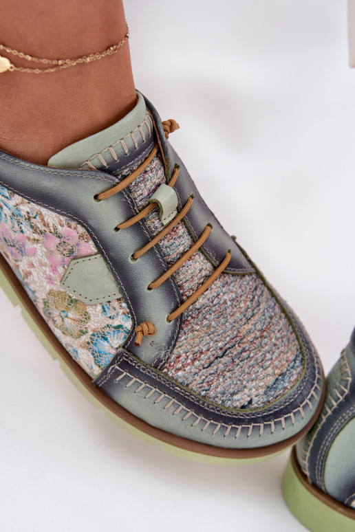 Oda batai Moteriškas Raštuotas Tai turiciejka 06784-09 žalios spalvos Oda batai Moteriškas Raštuotas Tai turiciejka 06784-09 žalios spalvos