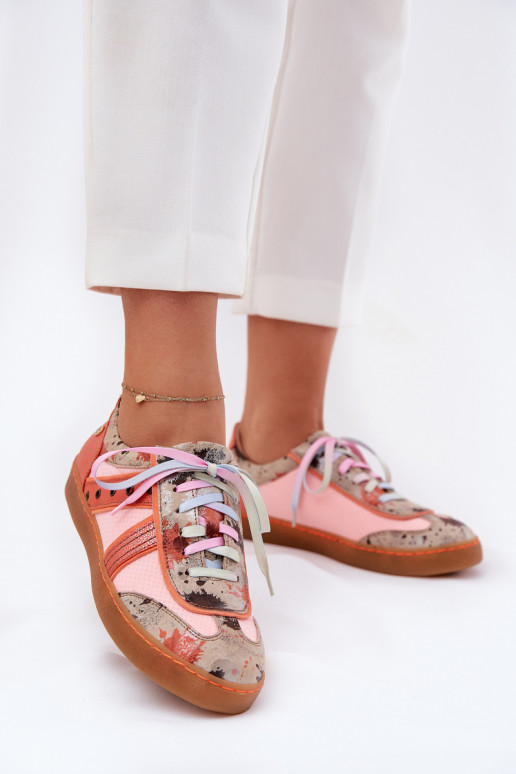 Oda Sneakers modelio batai Moteriškas Tai turiciejka 06840-18 oranžinės spalvos