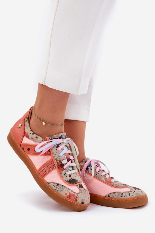 Oda Sneakers modelio batai Moteriškas Tai turiciejka 06840-18 oranžinės spalvos