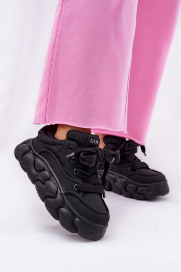 Oda Sneakers modelio batai Moteriškas su platforma GOE RR2N4044 juodos spalvos 2