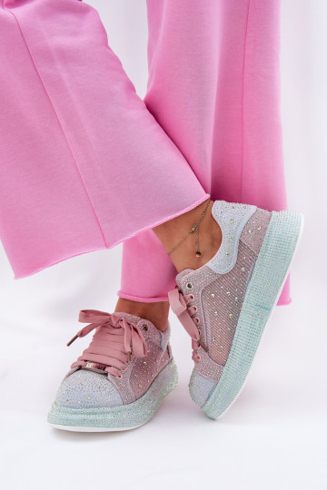 Dekoruotos Sneakers modelio batai su platforma GOE RR2N4009 įvairių spalvų