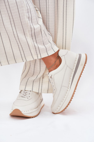 Oda Sneakers modelio batai Moteriškas su platforma Big Star RR274A333 baltos spalvos 2