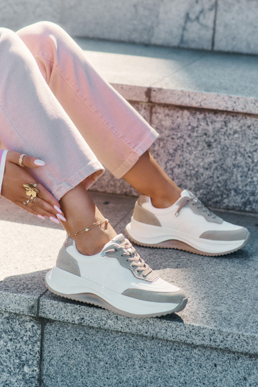 iš zomšos Sneakers modelio batai Moteriškas su platforma Big Star RR274A344 HI-POLY SYSTEM smėlio spalvos iš zomšos Sneakers modelio batai Moteriškas su platforma Big Star RR274A344 HI-POLY SYSTEM smėlio spalvos