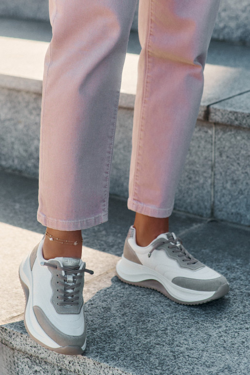 iš zomšos Sneakers modelio batai Moteriškas su platforma Big Star RR274A344 HI-POLY SYSTEM smėlio spalvos iš zomšos Sneakers modelio batai Moteriškas su platforma Big Star RR274A344 HI-POLY SYSTEM smėlio spalvos