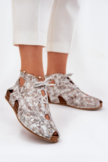 Raštuotas Oda Aulinukai Tai turiciejka 03426-46 Baltos-smėlio spalvos