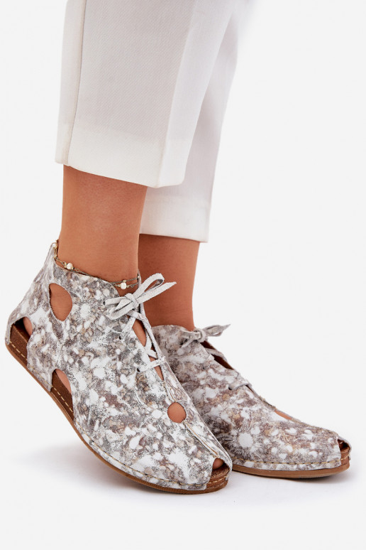 Raštuotas Oda Aulinukai Tai turiciejka 03426-46 Baltos-smėlio spalvos Raštuotas Oda Aulinukai Tai turiciejka 03426-46 Baltos-smėlio spalvos