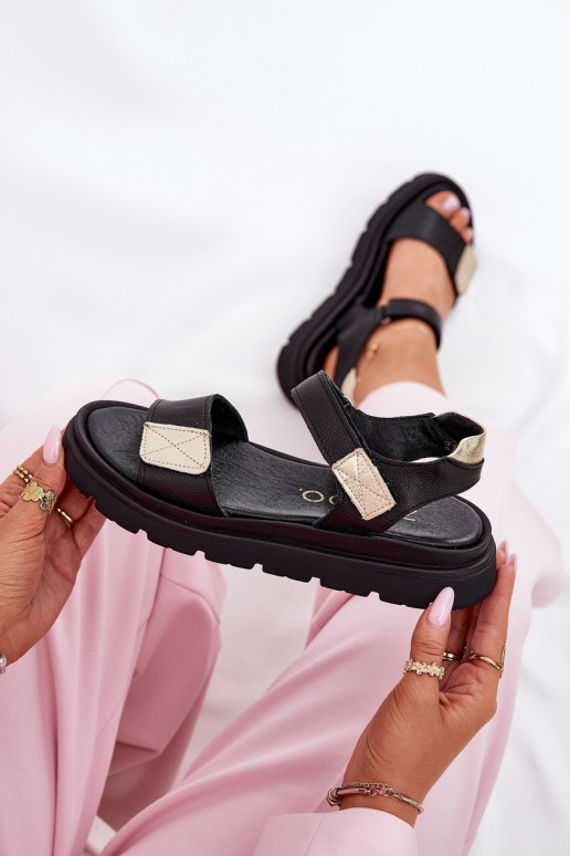 Moteriškos basutės Moteriškas su platforma Zazoo 40443 juodos spalvos Moteriškos basutės Moteriškas su platforma Zazoo 40443 juodos spalvos