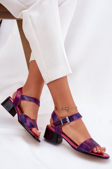 Moteriškos basutės Moteriškas su kulniukais Tai turiciejka N6802-15 rožinės spalvos