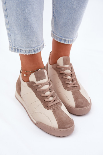 Oda sportiniai bateliai Moteriškas Laura Messi 2935 smėlio spalvos