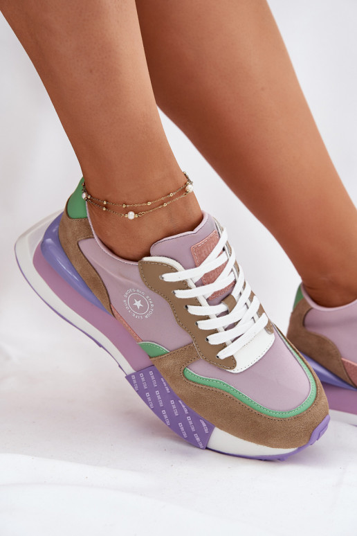 iš zomšos Sneakers modelio batai Moteriškas su platforma Big Star RR274815 HI-POLY SYSTEM rožinės spalvos iš zomšos Sneakers modelio batai Moteriškas su platforma Big Star RR274815 HI-POLY SYSTEM rožinės spalvos