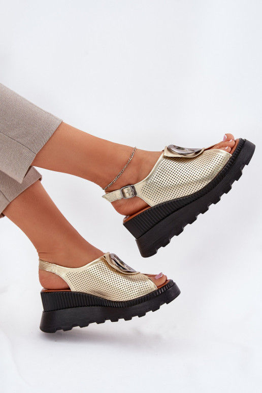 Moteriškos basutės Moteriškas Ant platformos su ornamentais Artiker 56C0109 aukso spalvos Moteriškos basutės Moteriškas Ant platformos su ornamentais Artiker 56C0109 aukso spalvos