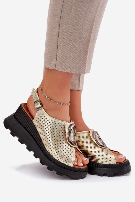 Moteriškos basutės Moteriškas Ant platformos su ornamentais Artiker 56C0109 aukso spalvos Moteriškos basutės Moteriškas Ant platformos su ornamentais Artiker 56C0109 aukso spalvos